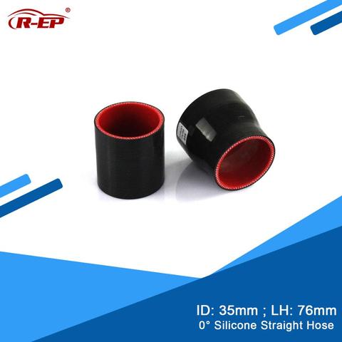 R-EP 0 degree Straight Silicone Hose/Tube 35MM Cold air intake Pipe Supercharger Piping Rubber Joiner Intercooler  New Silicone ► Photo 1/6