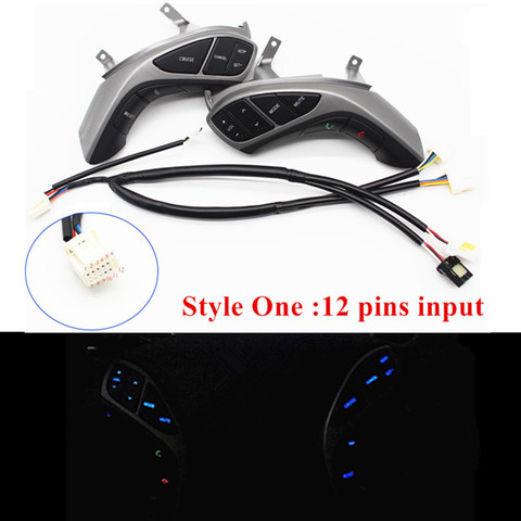 Multifunction Steering wheel button For Hyundai Elantra  2012/2013/2014  phone volume audio cruise function switch accessories ► Photo 1/1