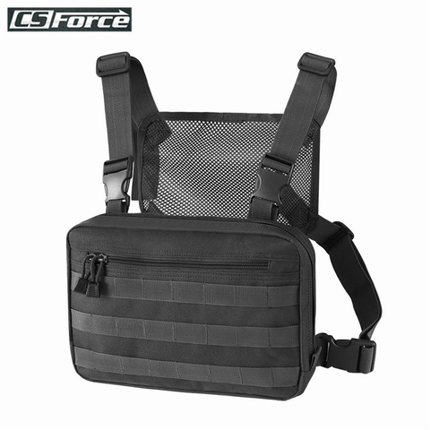 Hip Hop Military Tactical Chest Bag Backpack Men Adjustable  Multi-Functional Molle Tool Pouch Shoulder Bag Tactical Vest Bag - Price  history & Review, AliExpress Seller - CS Force Official Store