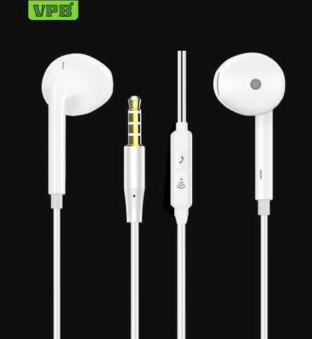 VPB S26 Sport Earphone Wired Super Bass 3.5mm Crack Earphone Earbud with Microphone Hands Free for Samsung ► Photo 1/6