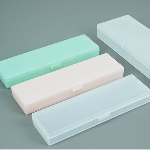 Transparent Plastic Pencil Box For Students Without Printing And Low Carbon Environmental Protection Pencil Case ► Photo 1/6