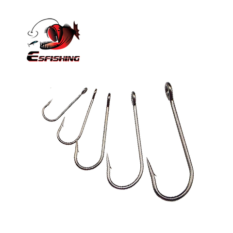 KESFISHING Barb Hook Fishing Hook Carbon Steel Hooks For Soft Worm Lure Shank barbed Hook ► Photo 1/6