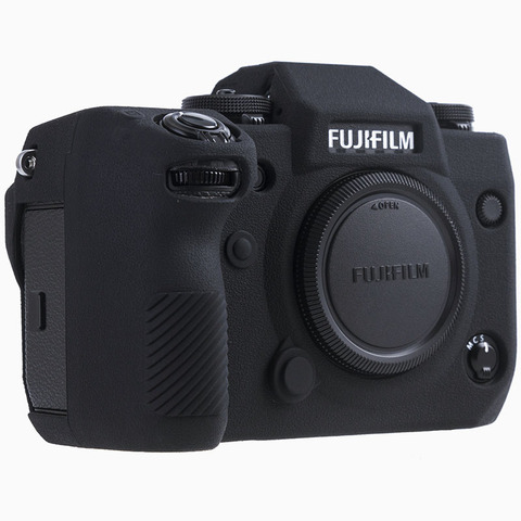 Silicone Case For Fuji X-H1 XH1 Digital Camera High Grade Litchi Texture Surface Protective Body Cover for FUJIFILM XH1 X-H1 ► Photo 1/6