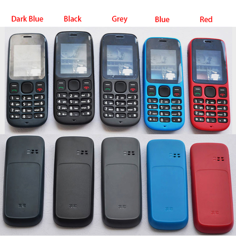 For Nokia 101 1010 Plastic New Full Housing Baterry Cover+Middle Frame+Front Frame+English Keypad ► Photo 1/6