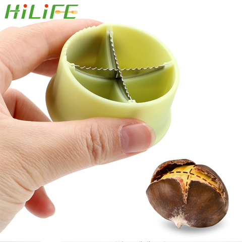 HILIFE Nut Cracker Sheller Chestnut Cross Open Knife Quick Chestnut Cutter Nut Opener Sheller Walnut Pliers Kitchen Gadgets ► Photo 1/6