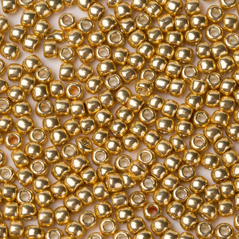 Taidian Toho  Round Beads Japanese Glass Bead 1.5MM 2.0MM 3.0MM  Galvanized Gold Permafinish Indigenous Art Beaded Jewelry ► Photo 1/5