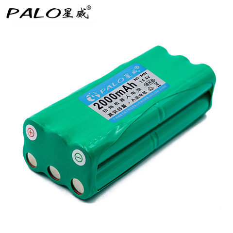 PALO New-Type Battery 14.4V Ni-MH 2000mAh Vacuum Cleaner Robot Rechargeable Battery Pack For liberoV-M600/M606 V-botT270/271 etc ► Photo 1/6