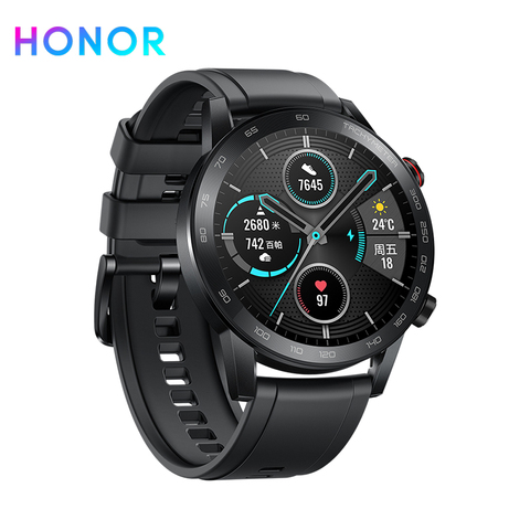 Honor Magic Watch 2 Smart Watch Bluetooth 5.1 Blood Oxygen Heart Rate 14 Days Phone Call Waterproof magicwatch 2 For Android iOS ► Photo 1/4