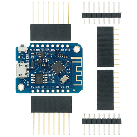 D1 Mini V3.0.0 WIFI Internet of Things Development Board Based ESP8266 CH340 CH340G 4MB For Arduino Nodemcu V2 MicroPython ► Photo 1/6