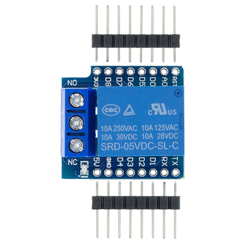 1Set One Channel Wemos D1 Mini Relay Shield Wemos D1 Mini Relay Module for   ESP8266 Development Board 1 channel ► Photo 1/6