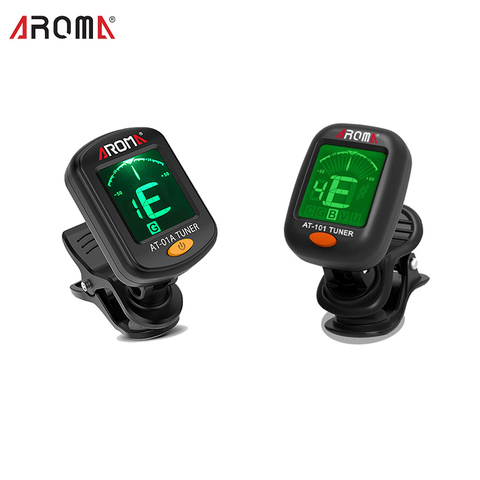 AROMA AT-01A/101 Guitar Tuner Foldable Rotatable Clip-on Tuner High Sensitivity for Bass Ukulele Chromatic Guitar Accessories ► Photo 1/6