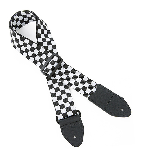 1pc Adjustable Ukulele Strap Black White Plaid Acoustic Guitar Strap Belt Ukulele Bass Guitar Part Accessories ► Photo 1/6