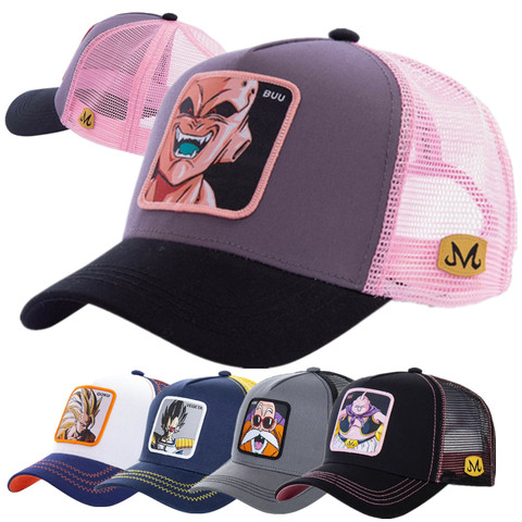 Newest Dragon Ball Hat All 40 Styles Mesh Baseball Cap High Quality Curved  Brim Trucker Hat Cap Gorras Casquette Dropshipping - Price history & Review  | AliExpress Seller - Simpple Hat Store 