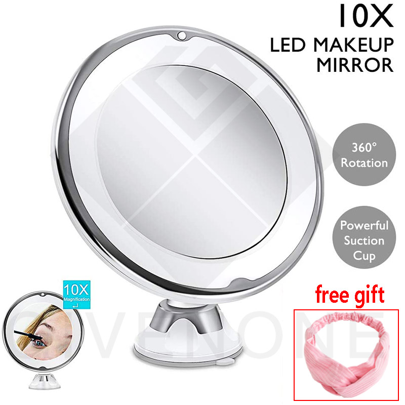 Flexible Makeup Mirror 10x, Makeup Mirrors 10x Magnification