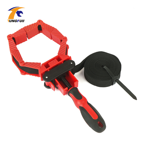 Multifunction Belt Clamping Tools Woodworking Tool Quick Adjustable Nylon Belt Clamp Polygonal Clip 90 Degres Strap Clip ► Photo 1/6