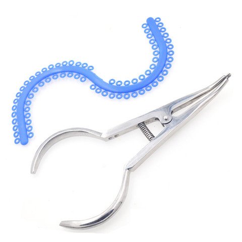 Dental Orthodontic Separator Placing Pliers Elastic Separators Circle Rubber Ring Steiner Ligature Pliers Ligature Ties Forceps ► Photo 1/6
