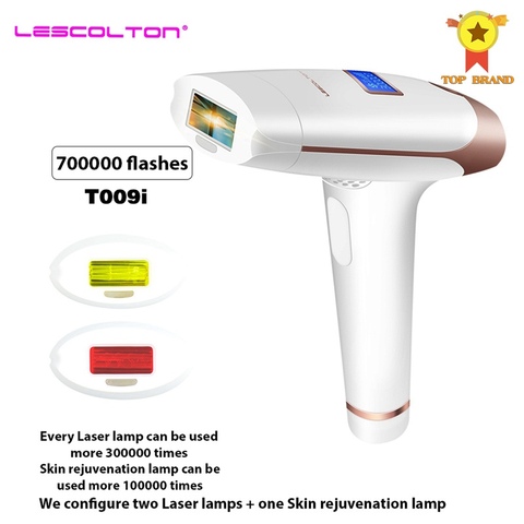 Lescolton 3in1 700000 Pulsed IPL Laser Hair Removal Device Permanent Hair Removal IPL Laser Epilator Armpit Hair Removal Machine ► Photo 1/6