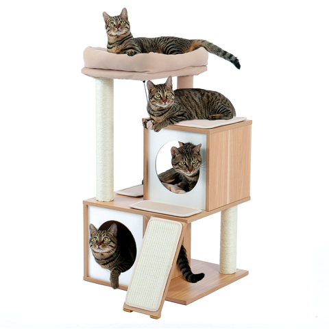 Fast Delivery Cat Jumping Toy Climbing Frame Climbing Tree Cat Furniture Scratching Cat Pet Jumping Trees Playing Exercise Toy ► Photo 1/6