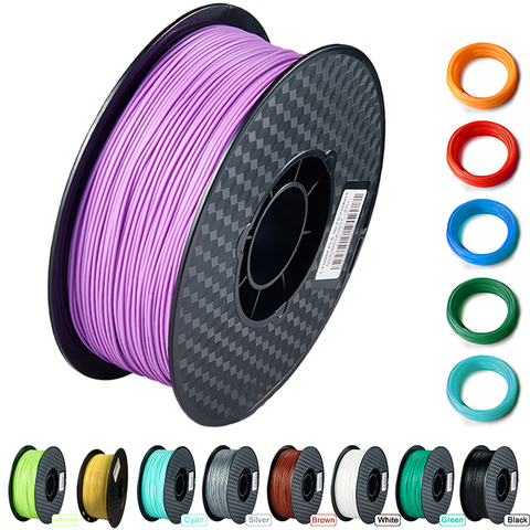 PLA Materal 3D Printer Filament 1.75mm 100g/250g Multiple Color 3D Pen Filament Solid Purple Blue Yeallow Black Transparent ► Photo 1/6