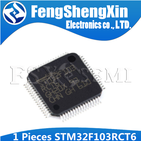 1Pcs STM32F103RCT6 LQFP64 STM32F103 QFP QFP64 ARM microcontroller ► Photo 1/1