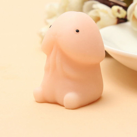 Hot Soft Small Slow Rebound Mochi Dingding Squishy Focus Squeez Pressure Abreact Healing Fool Fun Joke Toy Party Gift ► Photo 1/6