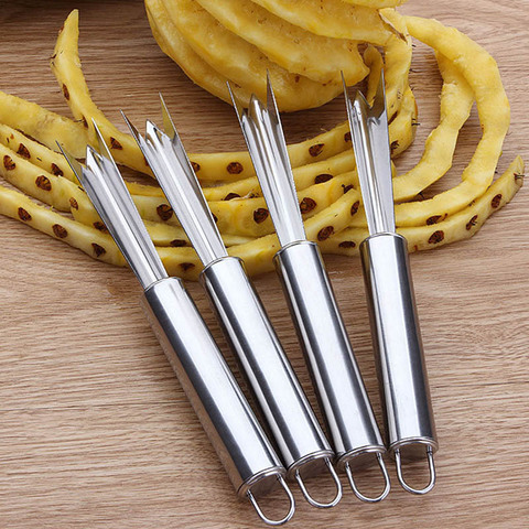 Pineapple Knife  Pineapple Peeler Pineapple Shovel Stainless Steel Fruit Tools Pineapple Fork Non-slip Handle Portable 1 PC ► Photo 1/6