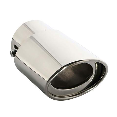 Universal Car Vehicle Stainless Steel Tail Throat Exhaust System Muffler Pipe Auto Accessories ► Photo 1/6