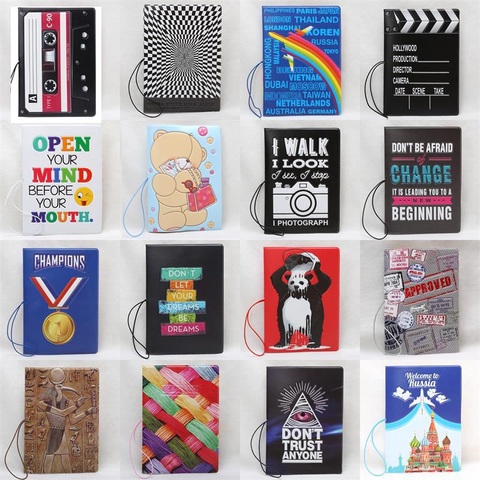 2022 new 28 different style passport covers for women and men ,pvc Leather ID Card Bag passport holder 14*10cm Passport Wallets ► Photo 1/6