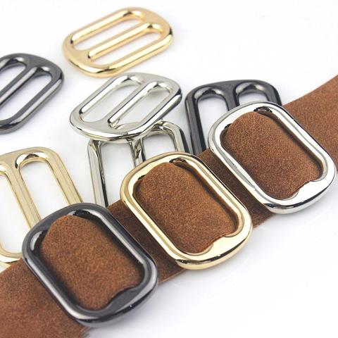 1piece Metal Tri Glide Slide Buckle Middle Center Bar Adjuster Buckle for Leather Craft Bag Strap Belt Webbing 25/32/38mm ► Photo 1/6