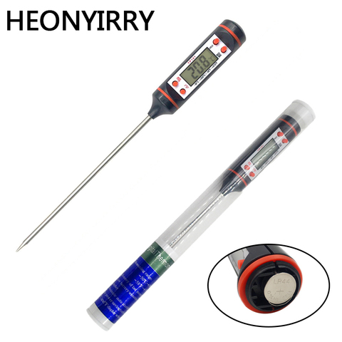 Meat Thermometer Digital BBQ Thermometer Electronic Cooking Food Thermometer Probe Water Milk Kitchen Oven Thermometer Tools ► Photo 1/6