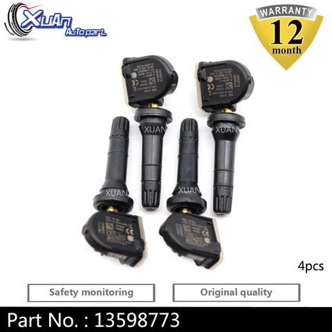 XUAN 4PCS TPMS 13598773 Tire Pressure Monitor Sensor For Opel Ampera-e Antara Bolt Karl Mokka Viva 433mhz TP3040050 2015-2022 ► Photo 1/6