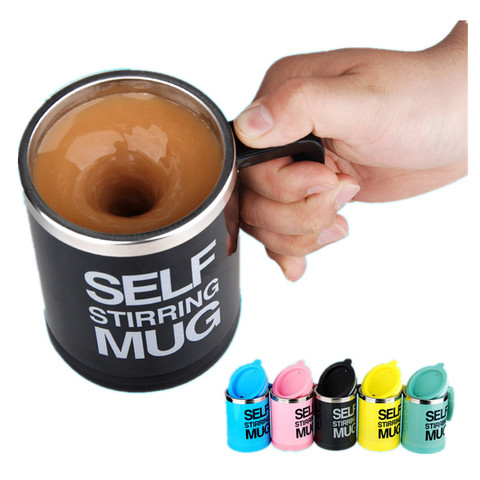 400ml Mugs Automatic Electric Lazy Self Stirring Mug Cup Coffee Milk Mixing Mug Smart Stainless Steel Juice Mix Cup Drinkware ► Photo 1/6