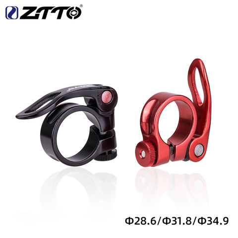 ZTTO Quick Release Ultralight Bicycle Seat Post Clamp 28.2 31.8 34.9mm Aluminum Alloy MTB Road Bike Seatpost Clamp Saddle Lock ► Photo 1/6