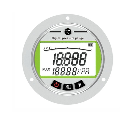 Axial stainless steel digital pressure gauge 0.4 precision laboratory calibration standard ► Photo 1/1