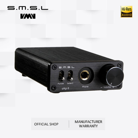 SMSL SAP II Portable Headphone Amplifier TPA6120A2 Big Power HiFi Fidelity Stereo Headphone Amplifier with 2 Ways switch inputs ► Photo 1/1