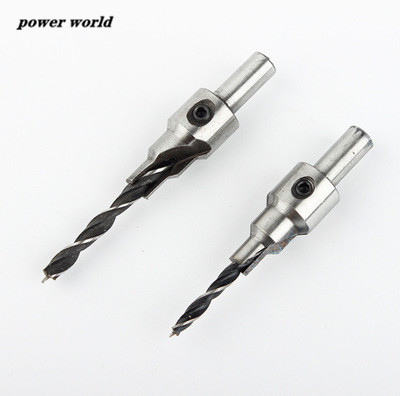 2pcs/lot carbide Countersink Drill Bit Pilot Drill Bits Set Reamer Screw Hinge Hole Saw Chamfer ► Photo 1/1