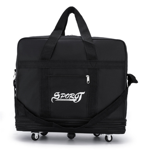 Large Capacity Spinner Luggage Waterproof Men Women Oxford Trolley Case Black Travel Bag 27 34 inch Rolling Luggage XA544F ► Photo 1/6