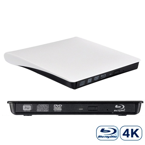 Maikou USB3.0 Bluray 4K Recorder  External Optical Drive 3D Player BD-RE Burner Recorder DVD+/-RW DVD-RAM for Asus Samsung Acer ► Photo 1/6