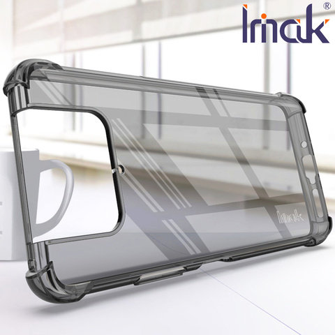 IMAK Airbag Case For Asus Zenfone 7 ZS670KS Zenfone 7 Pro ZS671KS Drop resistance Soft TPU Silicone Clear Transparent Cover ► Photo 1/5