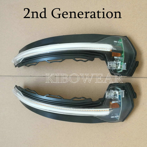 Kibowear Crystal for Audi A3 8V S3 RS3 Bright LED Turn Signal Dynamic Side Mirror light blinker Indicator 2013 2015 2017 Clear ► Photo 1/2