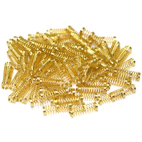 110pcs Gold Switch Springs 55G/62G/63.5G/65G/67G/78G for Diy cherry mx Mechanical Keyboard ► Photo 1/4