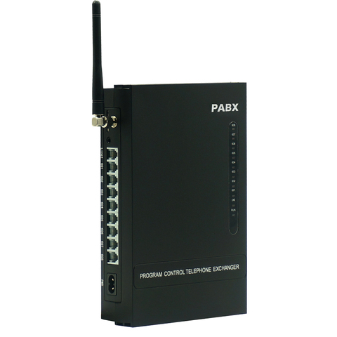 Mini PABX MS108-GSM Telephone system with SIM Card PBX for Home and Office ► Photo 1/6