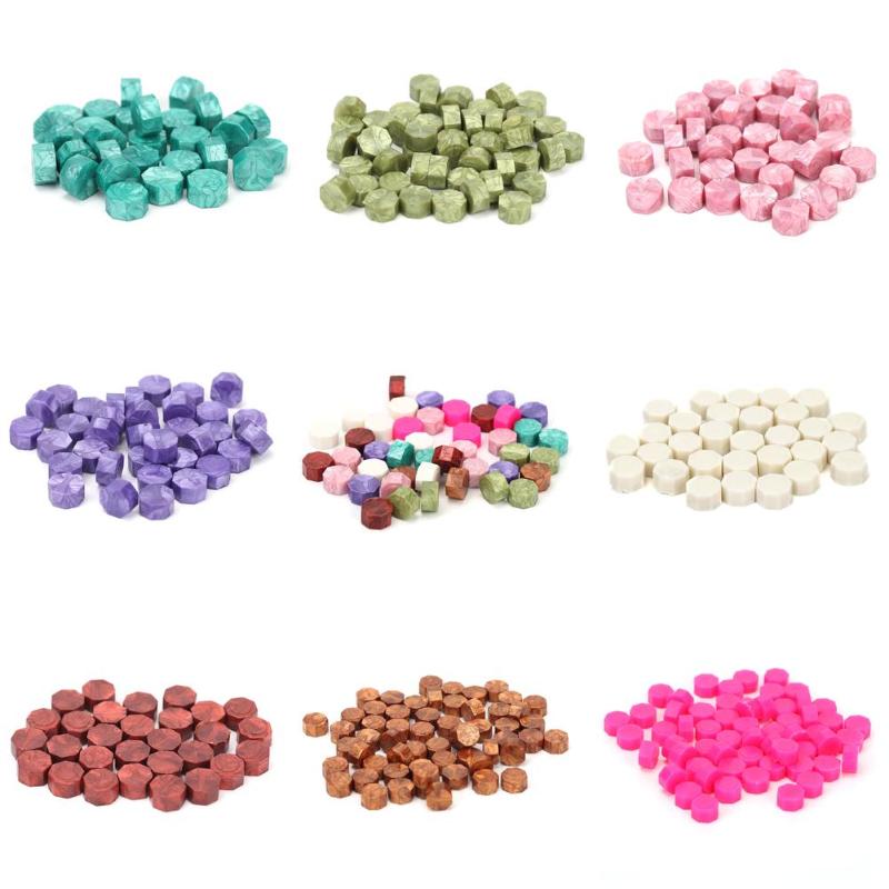 100pcs/lot Vintage Sealing Wax Tablet Pill Beads for Envelope Stamp Wax Seal 
