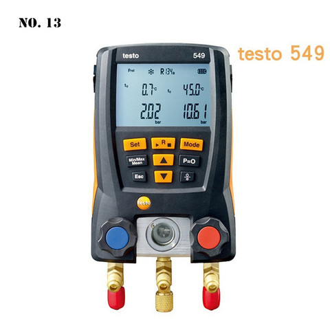 Testo 549 Digital Pressure Gauge Refrigeration Manifold HVAC Gauge System Kit Meter 0560 0550 LCD Digital Manometer Durable Tool ► Photo 1/6