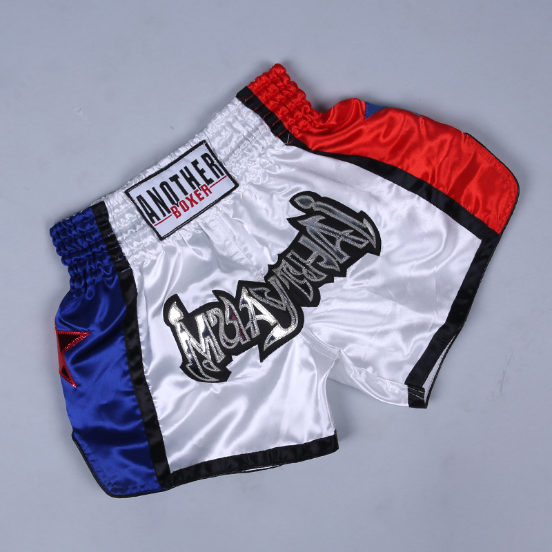 Anotherboxer MMA Shorts For Unisex Muay Thai Boxing Trunks Training Gym Fitness Fight Pants For Adult & Children ► Photo 1/6