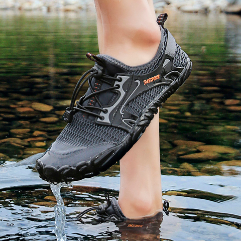 Men Water Shoes Barefoot Wading Shoes Quick Drying Outdoor Fitness Shoes Aqua Shoes Breathable Swimming Shoes Surf Beach Sandals ► Photo 1/6