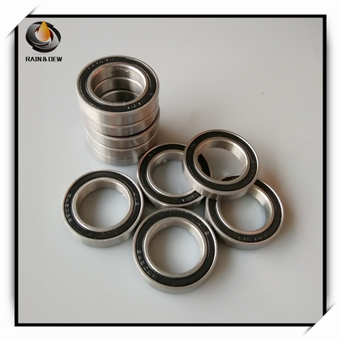 10Pcs 6802 2RS Bearing 15*24*5 mm  ABEC-7 Metric Thin Section 61802RS 6802 RS Ball Bearings 6802RS ► Photo 1/3