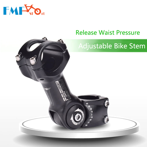 Adjustable Angle Bicycle 25.4/31.88mm Handlebar Stem Riser Aluminum Alloy Front Fork Stem Adapter Mountain Bike Stem Accessories ► Photo 1/6