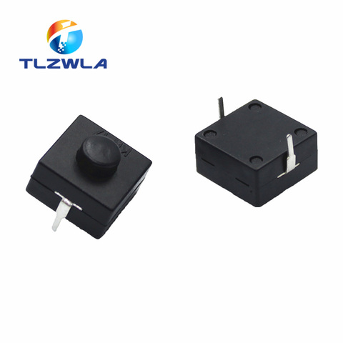 10PCS Flashlight Button Switch 1A 30V CB-1212-112D 2Pin Ultra-Thin Middle of the feet ► Photo 1/5
