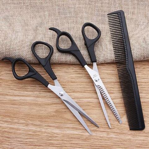 3pcs Hair Scissors Cutting Shears Salon Professional Barber Hair Cutting Thinning Hairdressing Set Styling Tool Hairdressing ► Photo 1/6